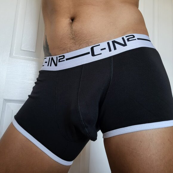 C-IN2 Men's Black Underwear Boxer Brief Small - Picture 2 of 4